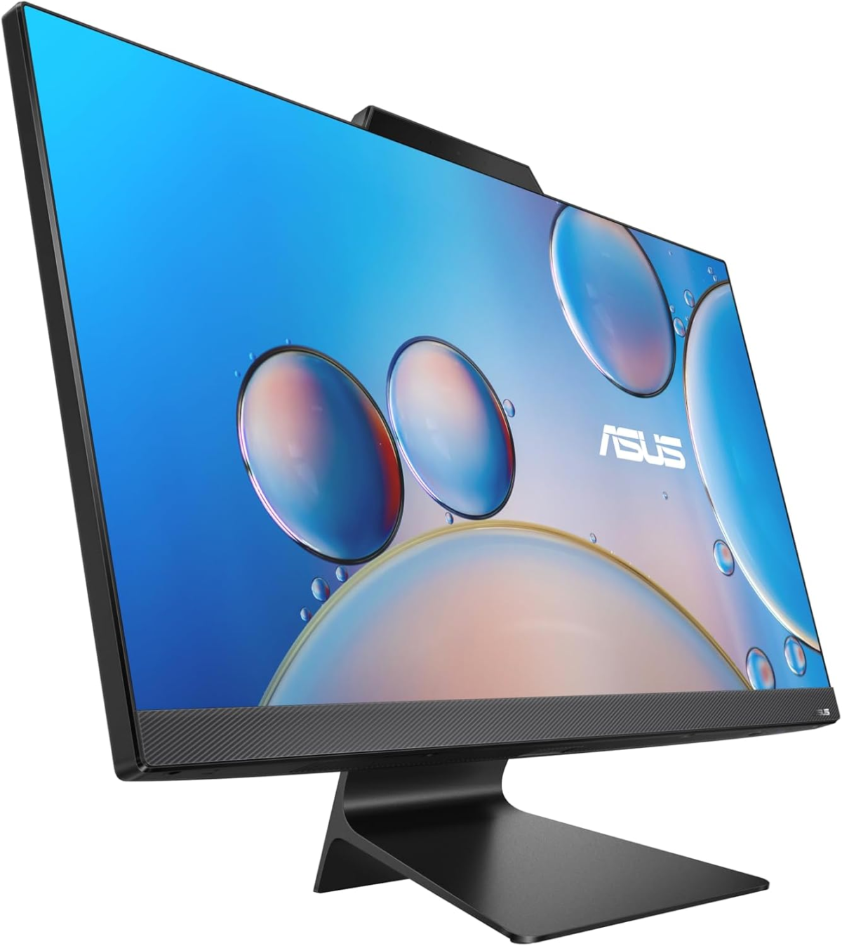M3702 All-In-One, 27” FHD Display, AMD Ryzen™ 5 7520U Processor, 16GB RAM, 1TB SSD, Windows 11 Home, Kensington Lock, Black, M3702WFA-PB506 - Image 1