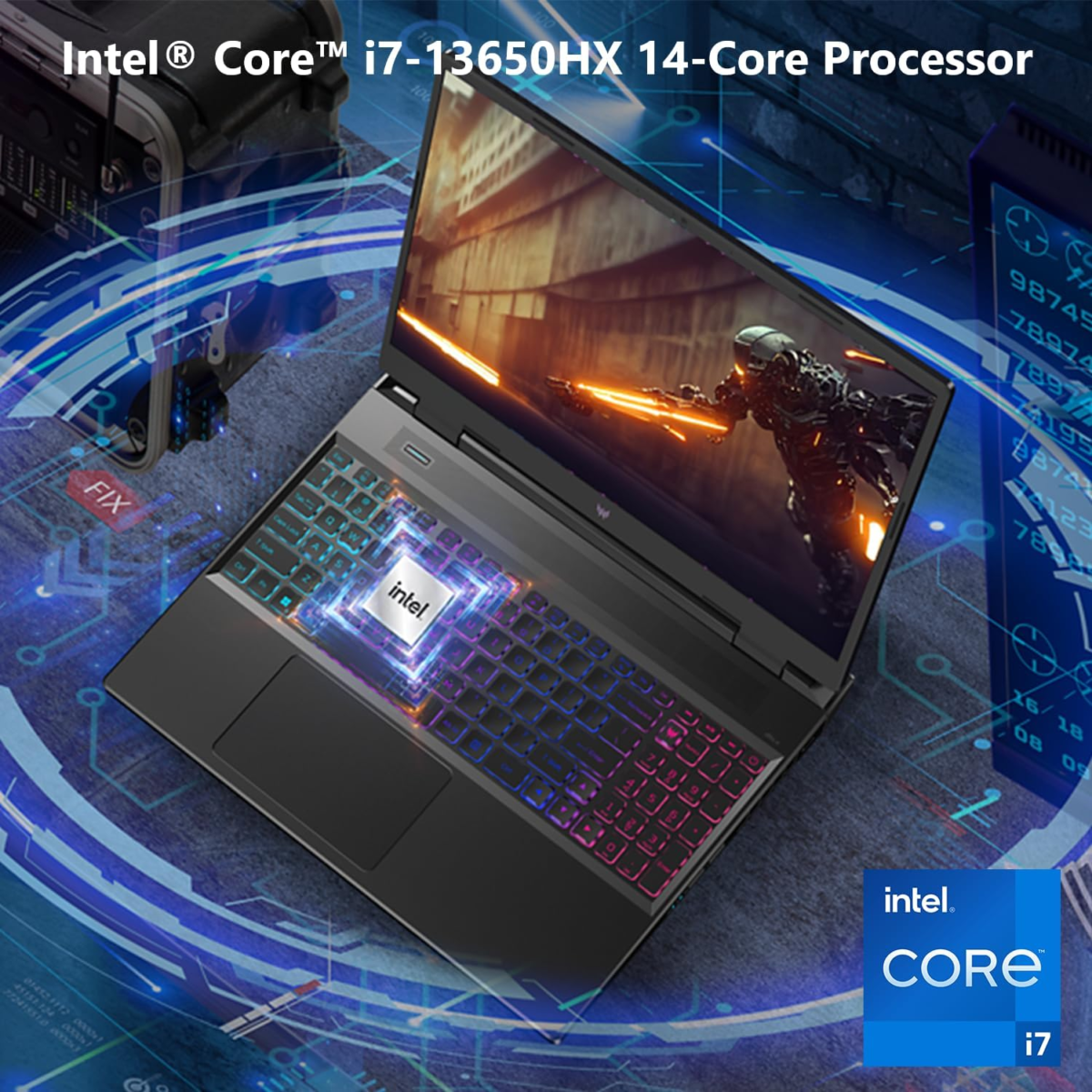 Predator Helios Neo 16 Gaming Laptop | Intel Core I7-13650Hx | NVIDIA Geforce RTX 4060 | 16" WUXGA 1920 X 1200 165Hz G-SYNC Display | 16GB DDR5 | 512GB Gen 4 SSD | Killer Wi-Fi 6E | PHN16-71-76H5 - Image 2