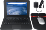 10.1" Inch Kids Laptop Computer, Education Laptop Powered by Linux-Android 12 Octa Core Processor, 2* USB, Camera, Bluetooth, Wifi- Black - Image 2