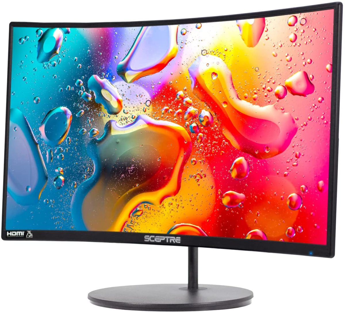 Curved 24-Inch Gaming Monitor 1080P R1500 98% Srgb HDMI X2 VGA Build-In Speakers, VESA Wall Mount Machine Black (C248W-1920RN Series) - Image 3