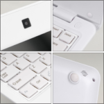 10.1 Inch Portable 8GB Computer Laptop PC Quad Core Android 6.0 Mini Netbook Slim and Lightweight Notebook Webcam Netflix Youtube Player Flash (White) - Image 6