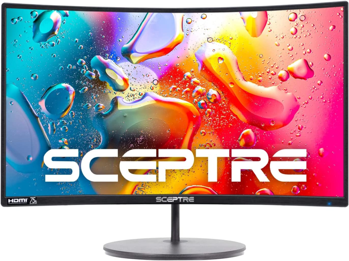 Curved 24-Inch Gaming Monitor 1080P R1500 98% Srgb HDMI X2 VGA Build-In Speakers, VESA Wall Mount Machine Black (C248W-1920RN Series) - Image 4