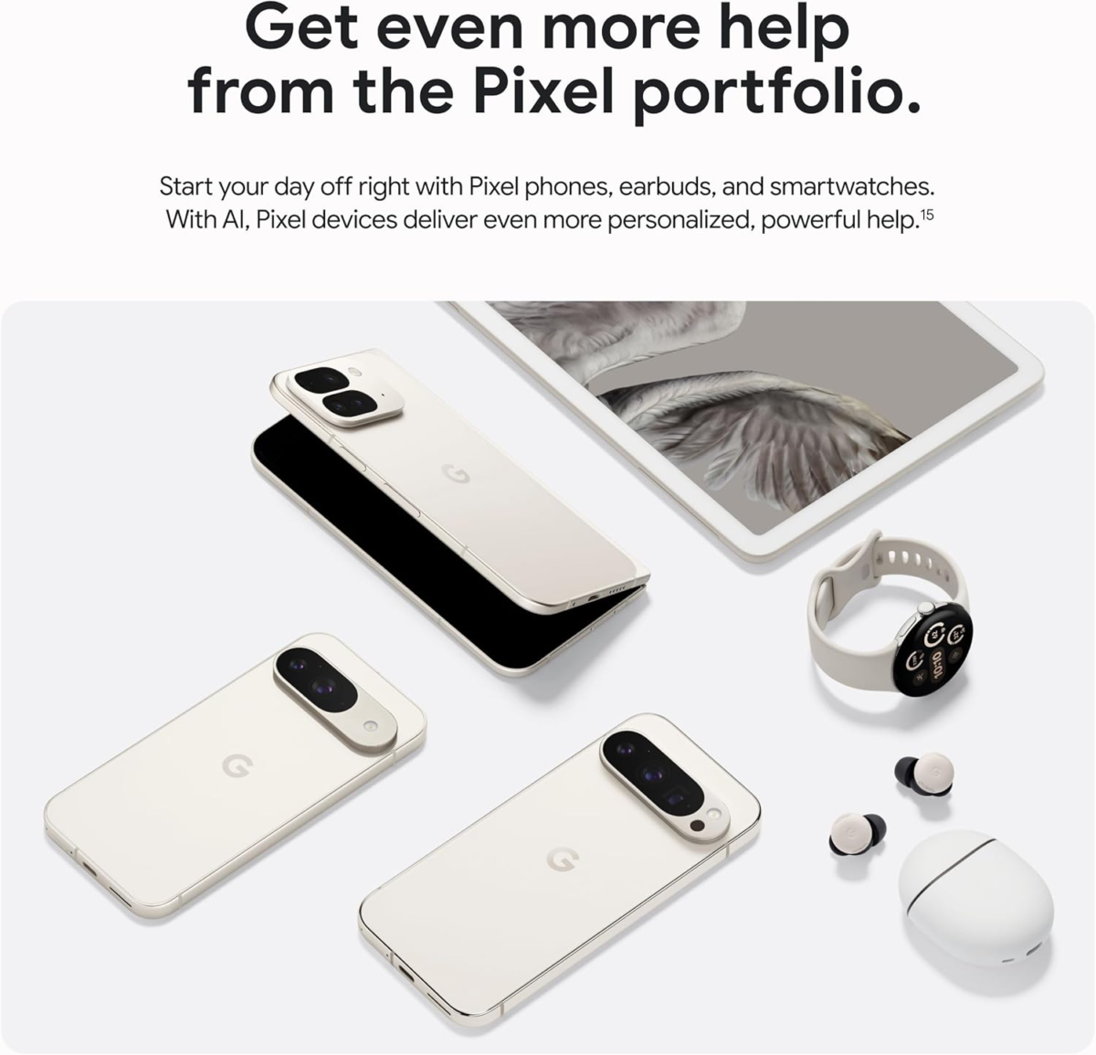 Pixel 9 Pro - Unlocked Android Smartphone with Gemini, Triple Rear Camera System, 24-Hour Battery, and 6.3" Super Actua Display - Porcelain - 512 GB - Image 10