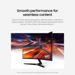 27" Essential S3 (S36GD) Series FHD 1800R Curved Computer Monitor, 100Hz, Game Mode, Advanced Eye Comfort, HDMI and D-Sub Ports, LS27D366GANXZA, 2024 - Image 5
