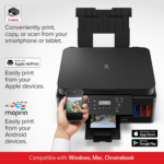 PIXMA G6020 All-In-One Supertank Wireless (Megatank) Printer, Copier and Scan with Mobile Printing, Black, Works with Alexa - Image 5