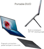 Zenbook Duo Laptop, Dual 14” OLED 3K 120Hz Touch Display, Intel Evo Certified, Intel Core Ultra 9 185H CPU, Intel Arc Graphics, 32GB RAM, 1TB SSD, Windows 11, Inkwell Gray, UX8406MA-PS99T - Image 3