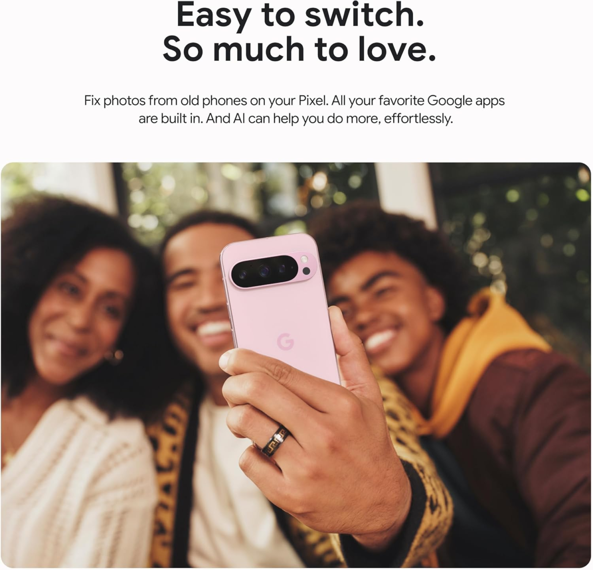 Pixel 9 Pro - Unlocked Android Smartphone with Gemini, Triple Rear Camera System, 24-Hour Battery, and 6.3" Super Actua Display - Porcelain - 512 GB - Image 9
