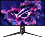 ROG Swift 32” 4K OLED Gaming Monitor (PG32UCDM) - UHD (3840 X 2160), QD-OLED, 240Hz, 0.03Ms, G-SYNC Compatible, Custom Heatsink, Graphene Film, 99% DCI-P3, True 10-Bit, 90W USB-C, 3 Year Warranty - Image 2