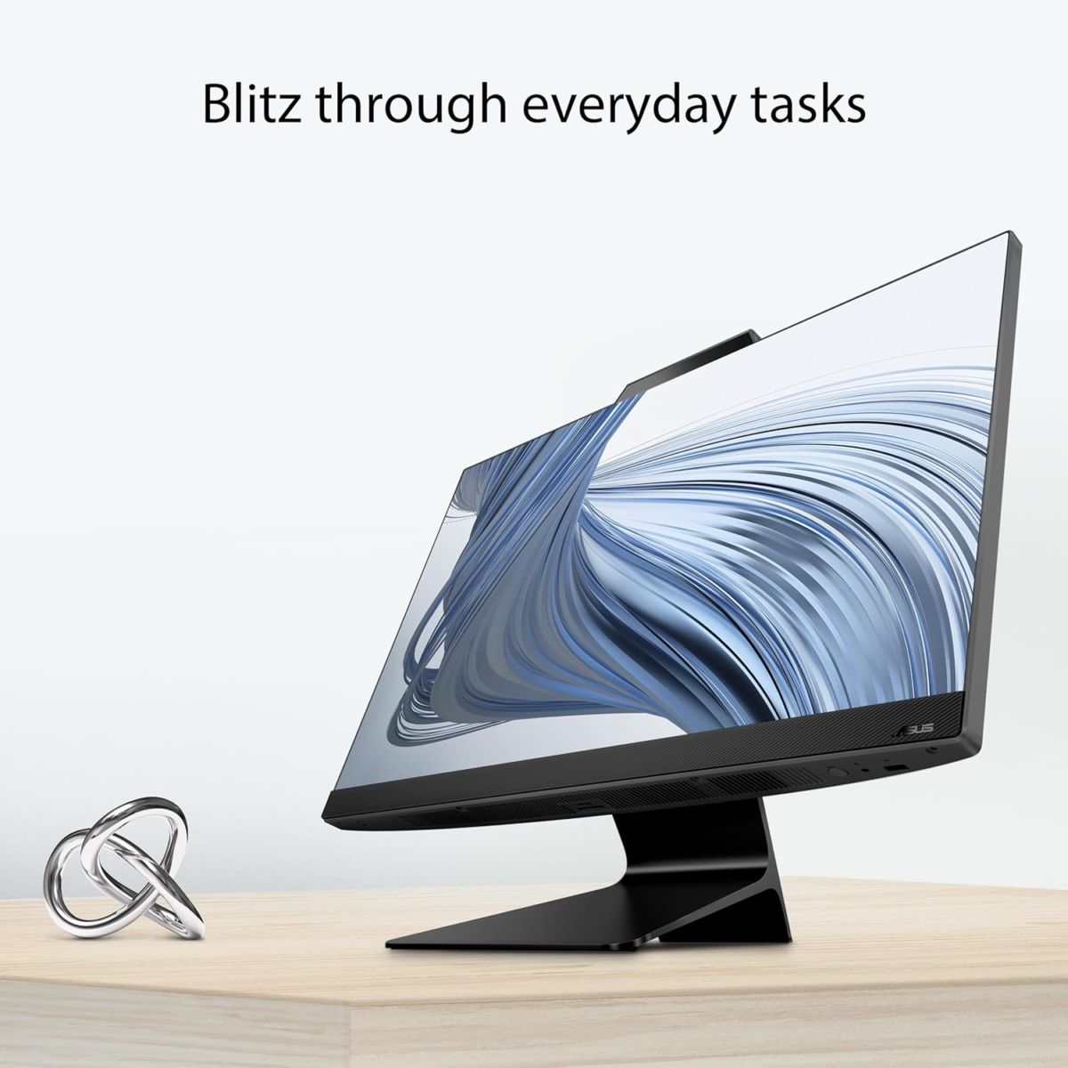 M3702 All-In-One, 27” FHD Display, AMD Ryzen™ 5 7520U Processor, 16GB RAM, 1TB SSD, Windows 11 Home, Kensington Lock, Black, M3702WFA-PB506 - Image 4