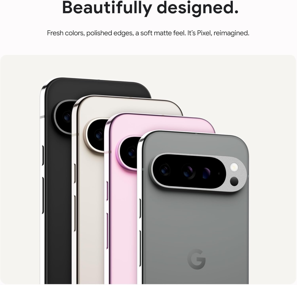 Pixel 9 Pro - Unlocked Android Smartphone with Gemini, Triple Rear Camera System, 24-Hour Battery, and 6.3" Super Actua Display - Porcelain - 512 GB - Image 7