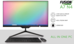 21.5" Full HD All in One PC Desktop Computer - Windows 11 Home - N4120 CPU, 4GB RAM, 128GB SSD, Dual-Band Wi-Fi, Bluetooth, Expandable HDD - AIO PC with Front Camera, Wireless Keyboard & Mouse - Image 7