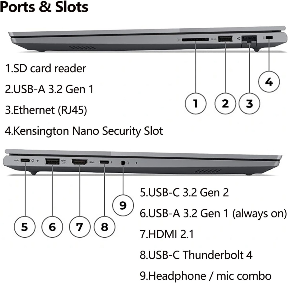 Thinkbook 16 G6 16" FHD+ Laptop Computer, 13Th Gen Intel 14-Core I7-13700H, 16GB DDR5 RAM, 512GB Pcie SSD, Wifi 6, Bluetooth 5.2, Backlight Keyboard, Fingerprint Reader, Windows 11 Pro, Tilsiy - Image 5