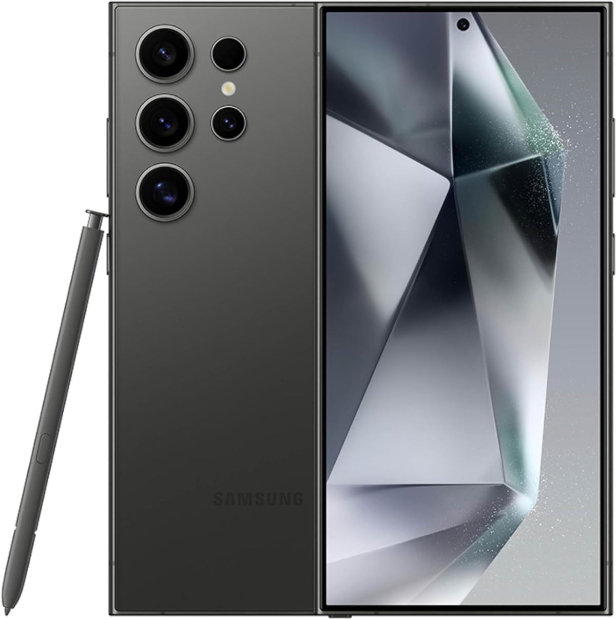 Galaxy S24 Ultra Cell Phone, 256GB AI Smartphone, Unlocked Android, 200MP, 100X Zoom Cameras, Fast Processor, Long Battery Life, Edge-To-Edge Display, S Pen, US Version, 2024, Titanium Black - Image 1