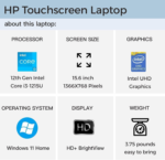 2024 Newest Laptop for Business and Student, 15.6" HD Touchscreen, Intel 6-Core I3-1215U Processor, 16GB RAM, 512GB SSD, Lntel UHD Graphics, Windows 11 Home, with Microsoft Office Lifetime License - Image 3
