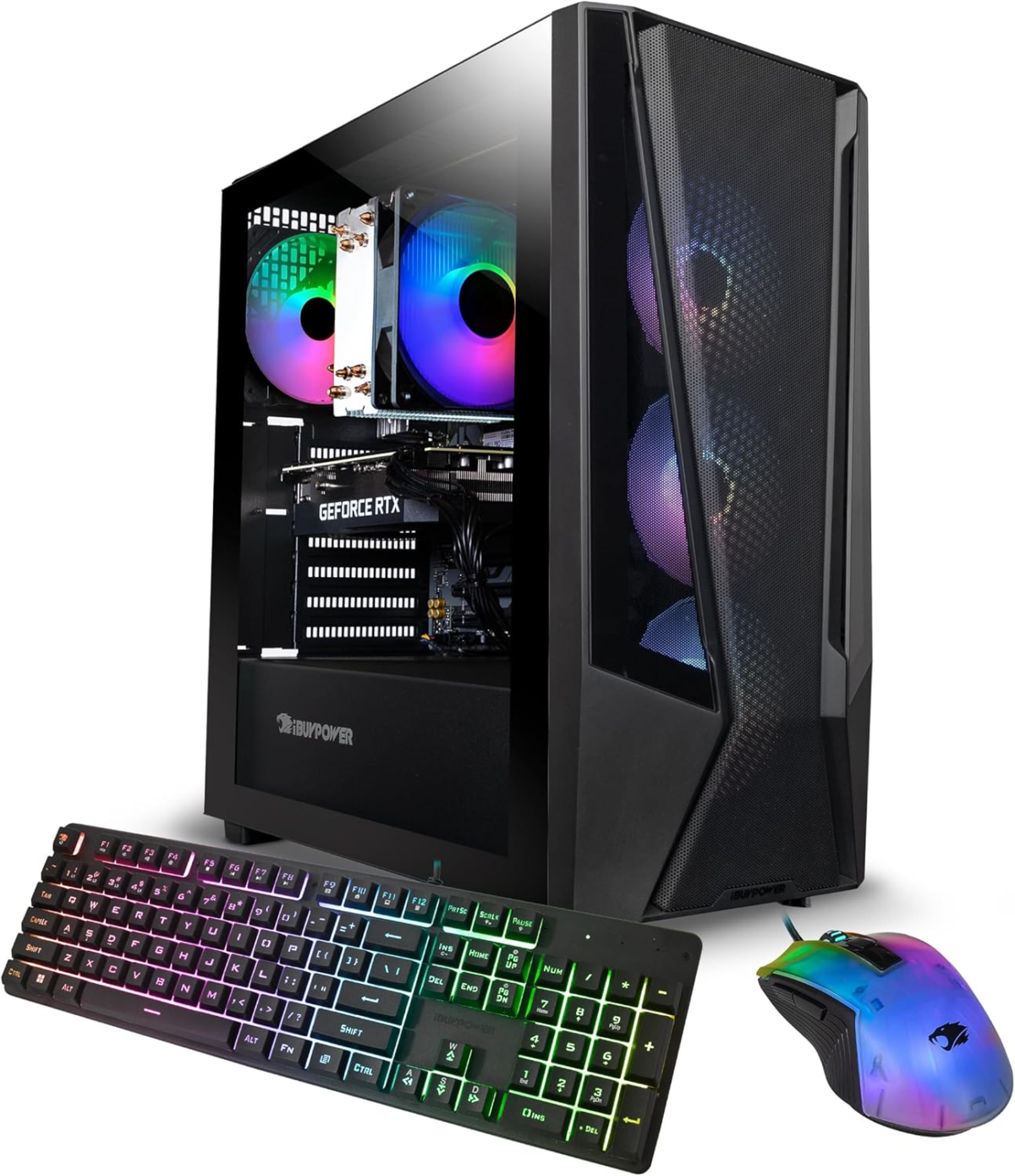 Trace 7 Mesh Gaming PC Computer Desktop TMA7N3501 (AMD Ryzen 7 5700, RTX 3050 6GB, 16GB DDR4 RGB 3200Mhz (8X2), 1TB Nvme, Wifi Ready, Windows 11 Home Advanced) - Image 1
