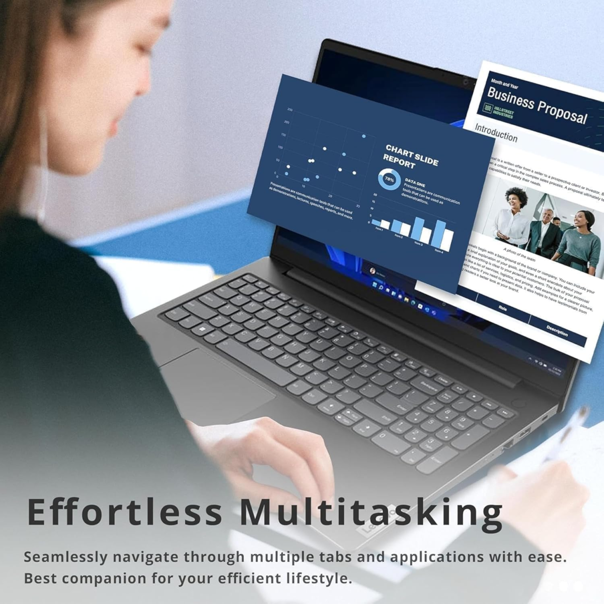 Newest V15 Series Laptop • 16GB RAM • 1TB Storage (512GB SSD + 512GB External) • 15.6 FHD Display W/Low-Blue Light • Intel Processor • HDMI • Ethernet Port • Windows 11 Pro • W/Wowpc Bundle - Image 2