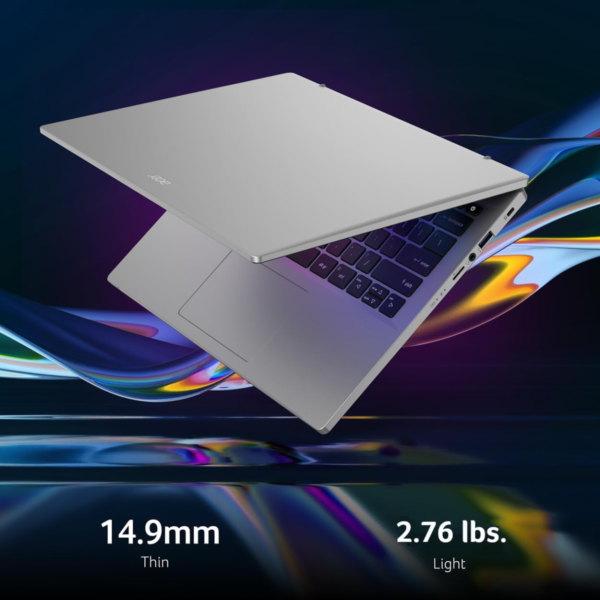 Swift Go Intel Evo Thin & Light Premium Laptop 14" 1920X1200 100% Srgb Touch Screen Display Intel Core I7-1355U Intel Iris Xe 16GB LPDDR5 512GB Gen 4 SSD SFG14-71T-72QV - Image 7