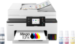 Megatank GX2020 All-In-One Wireless Supertank [Megatank] Printer | Print, Copy and Scan| Mobile Printing |2.7" LCD Color Touchscreen | Auto Document Feeder and Auto Duplex Printing