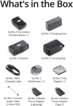 Mic 2, Wireless Lavalier Microphone, Noise Cancelling, 48Khz 32-Bit Float Internal Recording, 820 Ft.(250M) Range, 18H Battery with Charging Case, Microphone for Camera/Phone, Vlog, Streaming - Image 6