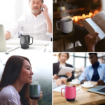 Nextmug - Temperature-Controlled, Self-Heating Coffee Mug (Graphite - 14 Oz.) - Image 6