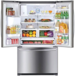 26Cu.Ft. French Door Refrigerator with Ice & Water Dispenser, Stainless Steel - Image 3