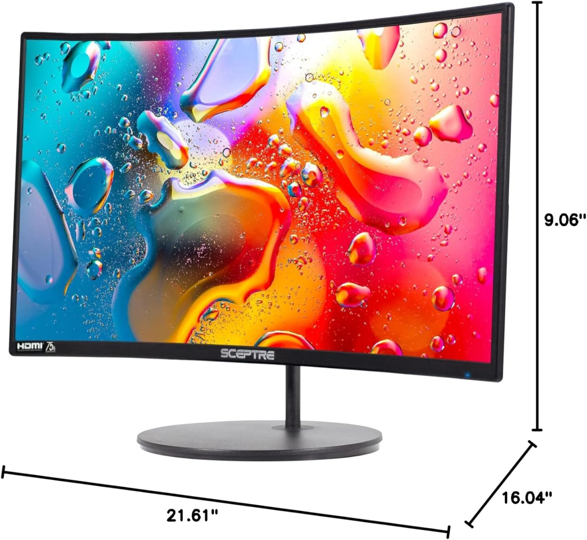 Curved 24-Inch Gaming Monitor 1080P R1500 98% Srgb HDMI X2 VGA Build-In Speakers, VESA Wall Mount Machine Black (C248W-1920RN Series) - Image 15