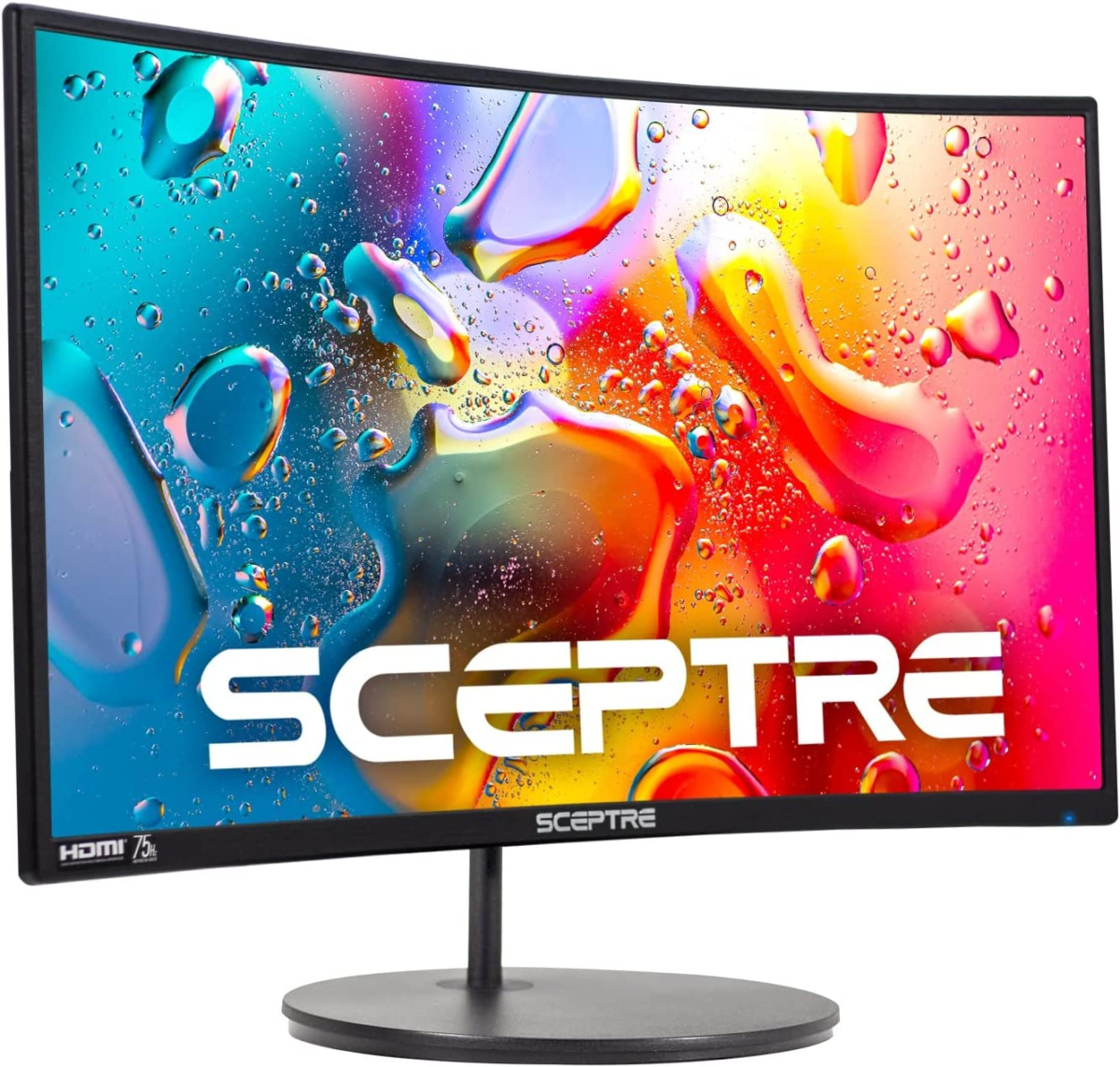 Curved 24-Inch Gaming Monitor 1080P R1500 98% Srgb HDMI X2 VGA Build-In Speakers, VESA Wall Mount Machine Black (C248W-1920RN Series) - Image 1