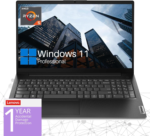 V15 Gen 4 Business Laptop, 15.6" FHD Screen, AMD Ryzen 5 5500U, 24GB RAM, 2TB SSD, Webcam, RJ-45, Wi-Fi, Windows 11 Pro, Black, Additional 1 Yr ADP
