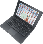 10.1" Inch Kids Laptop Computer, Education Laptop Powered by Linux-Android 12 Octa Core Processor, 2* USB, Camera, Bluetooth, Wifi- Black - Image 6
