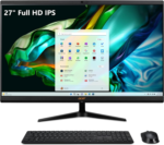 Aspire C27-1800-UR12 AIO Desktop | 27" Full HD IPS Display | Intel Core I5-12450H | Intel UHD Graphics | 16GB DDR4 | 1TB Pcie Gen 4 SSD | Intel Wireless Wi-Fi 6E | Wireless Keyboard & Mouse