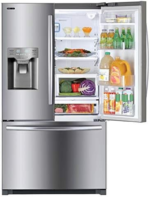 26Cu.Ft. French Door Refrigerator with Ice & Water Dispenser, Stainless Steel - Image 4
